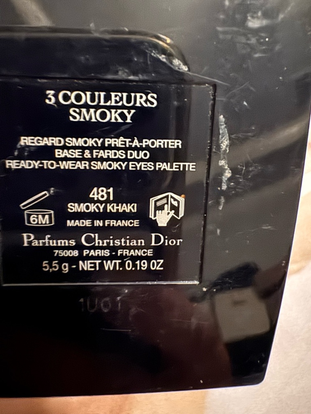 Dior Women Eyeshadow Duo - Olive Green & Shimmer Gold.  3 Couleurs in Smoky - Picture 3 of 3
